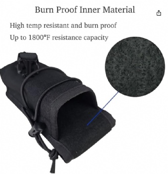 High Temperature Suppressor Pouch